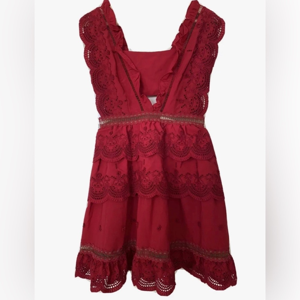 Self portrait mini dress